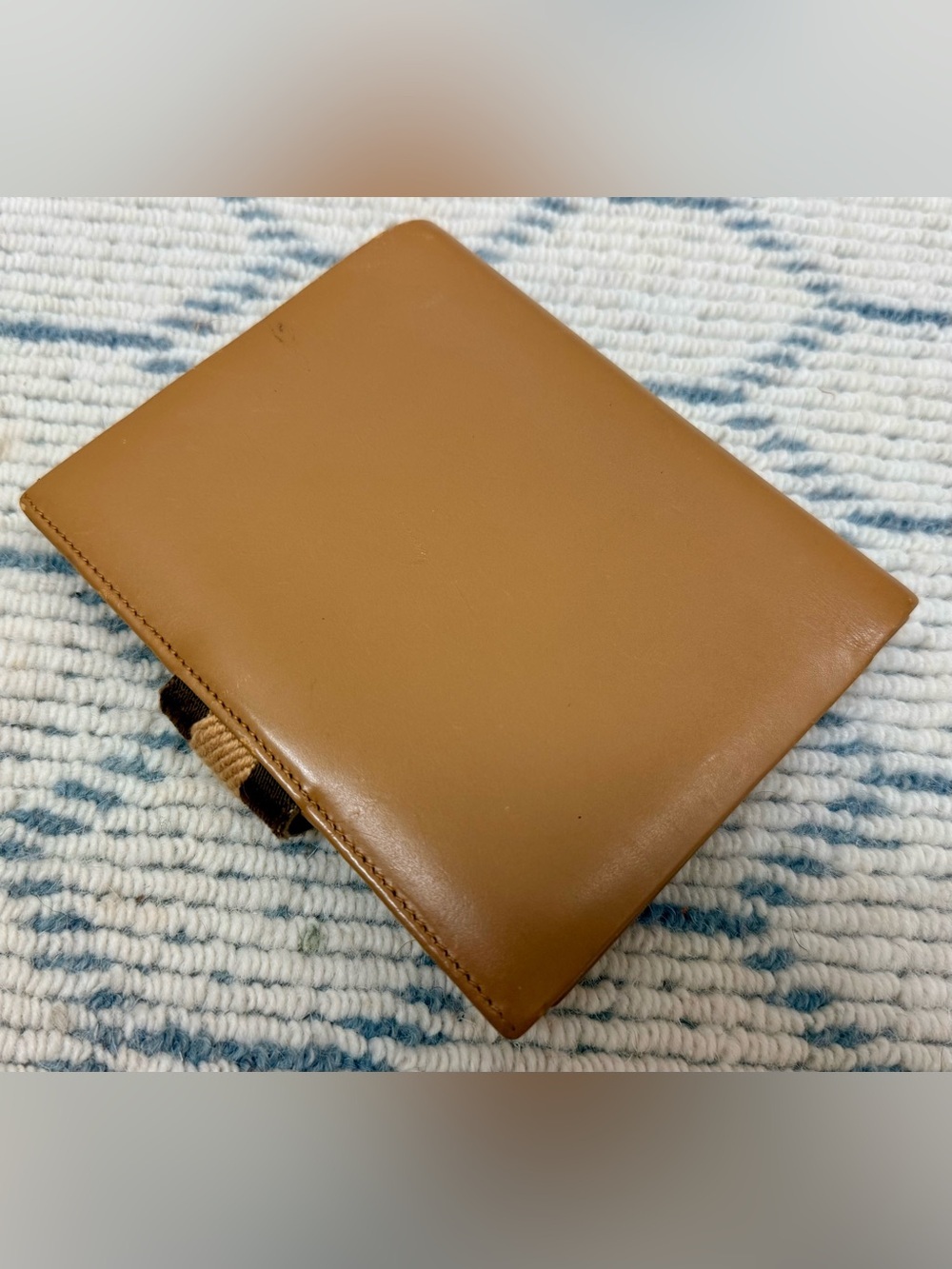GUCCI Vintage Y2K Rare Unisex Camel Brown Leather 2-Way 6-Ring Agenda Planner - Picture 10 of 16